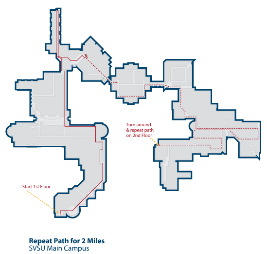 2 Mile Main Campus Route